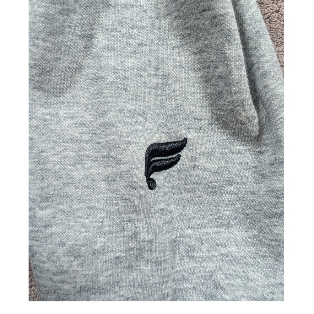 Fabletics Go-To Hoodie Mens XS Grey Heather Raglan Sleeve Zip Pocket Pullover - Picture 5 of 8